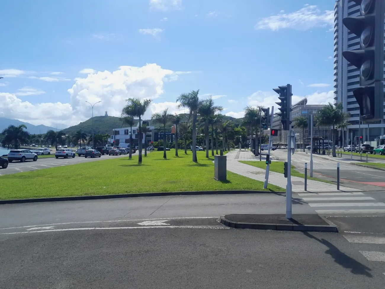 Espaces verts entretenus à Nouméa
